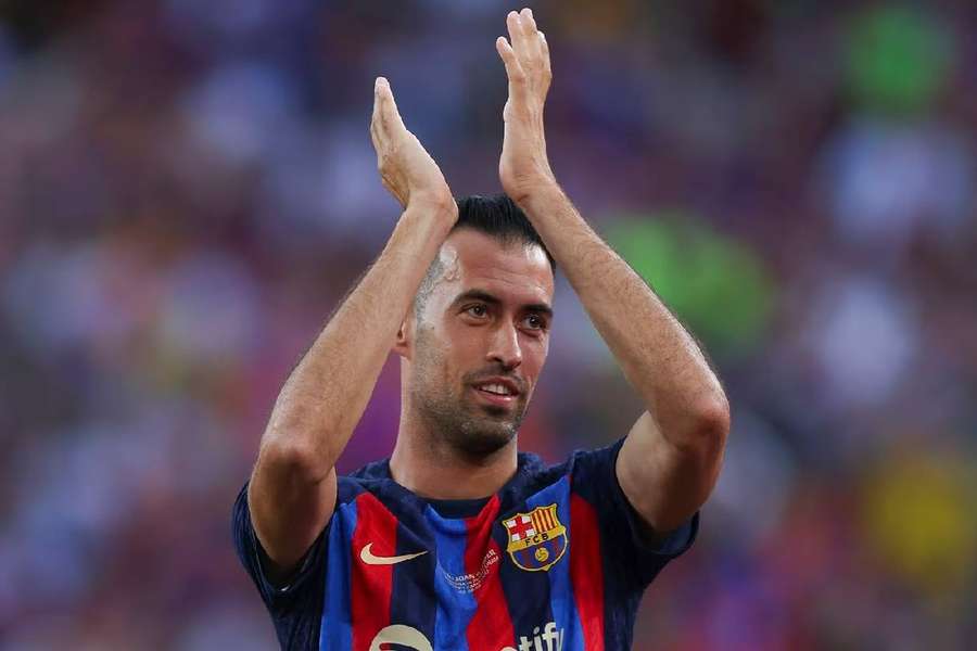 Busquets se despediu do Barcelona na última temporada