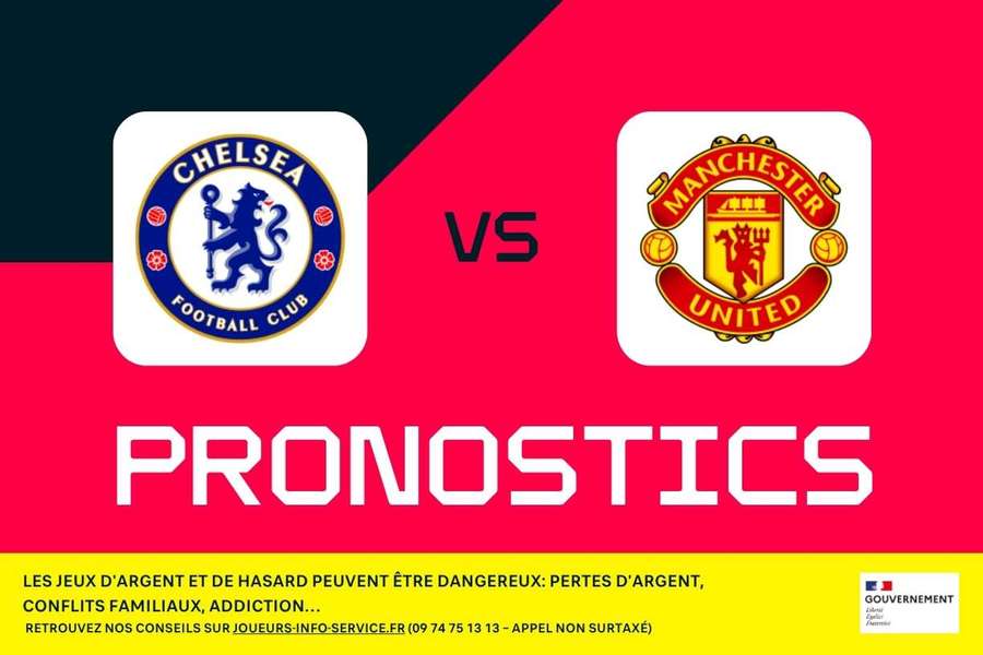 Chelsea - Manchester United : pronostics, meilleurs paris et cotes (Premier League)