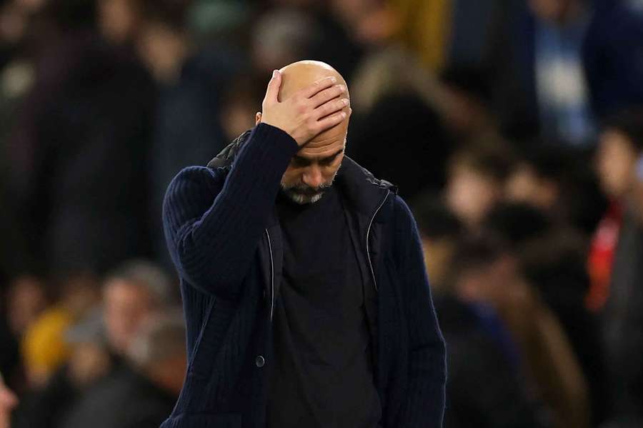 Guardiola has had a poor ending to the year