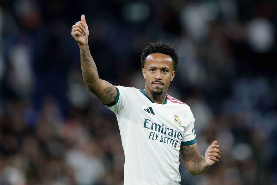 Real Madrid defender Eder Militao Real Madrid defender Eder Militao