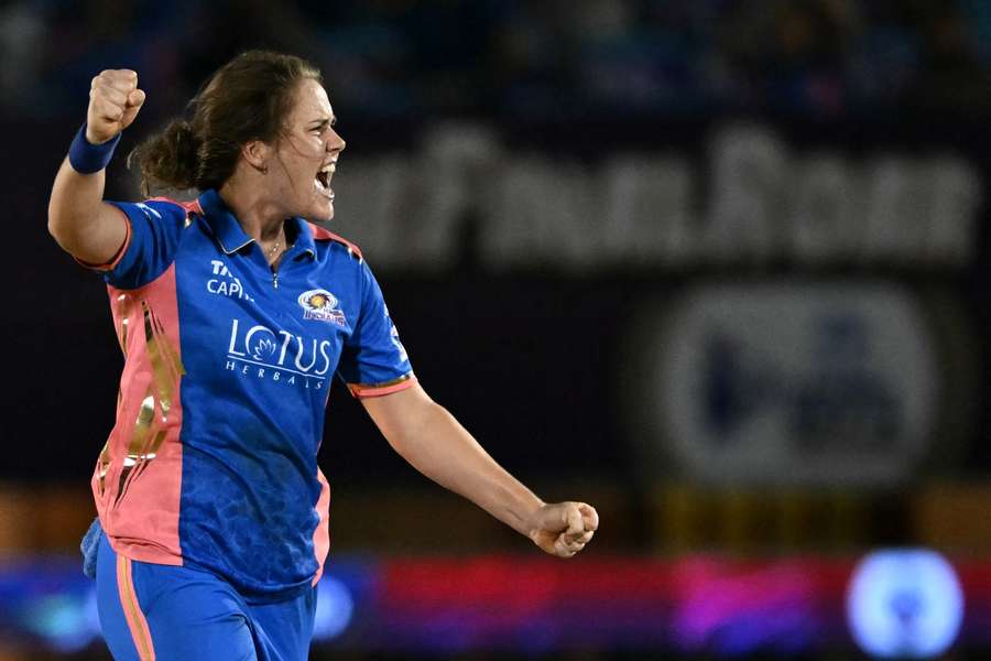 Sciver-Brunt in action for Mumbai Indians