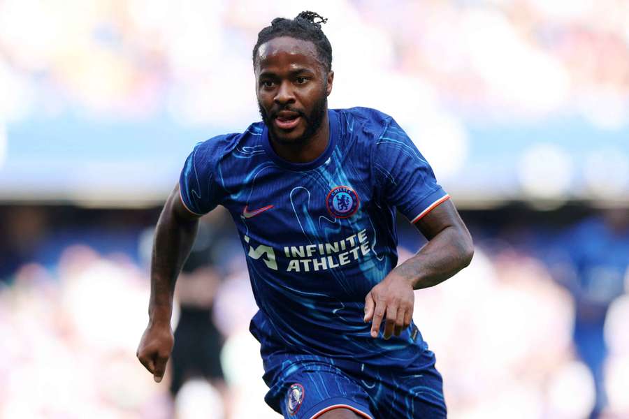 L'attaccante del Chelsea Raheem Sterling