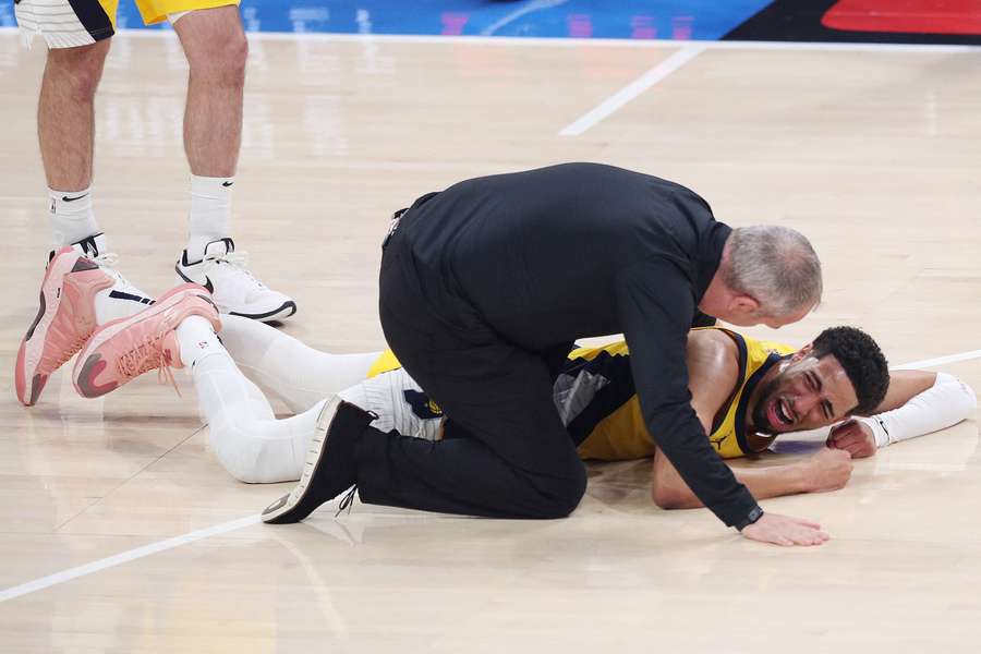 Tyrese Haliburton ended up badly injured during Game 7 of the NBA Finals, which his Indiana Pacers lost.