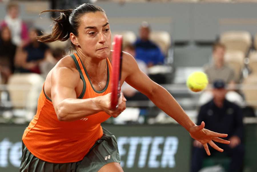 Caroline Garcia in action