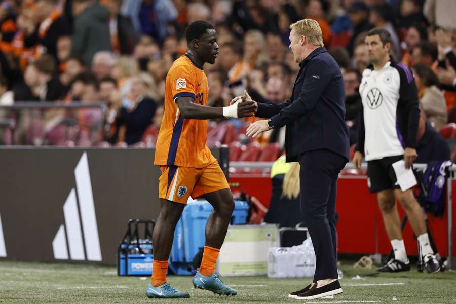 Brian Brobbey werd na 82 minuten vervangen door Wout Weghorst