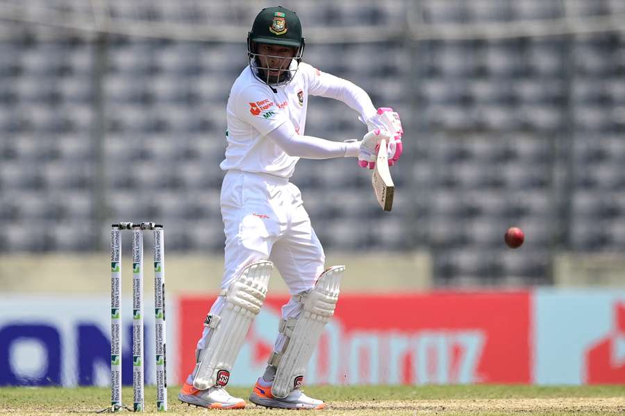 Bangladesh's Mushfiqur Rahim plays a shot