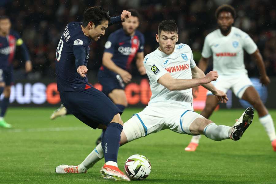 Een moment tijdens PSG - Le Havre van vorig jaar