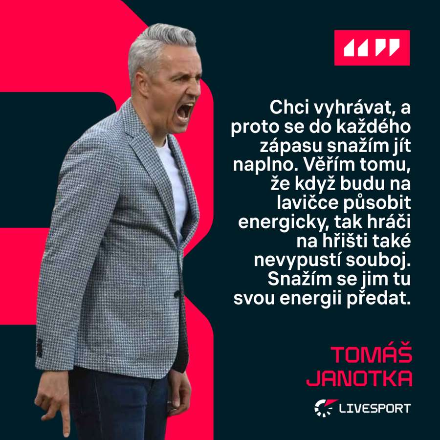 Tomáš Janotka o svém trenérském přístupu.