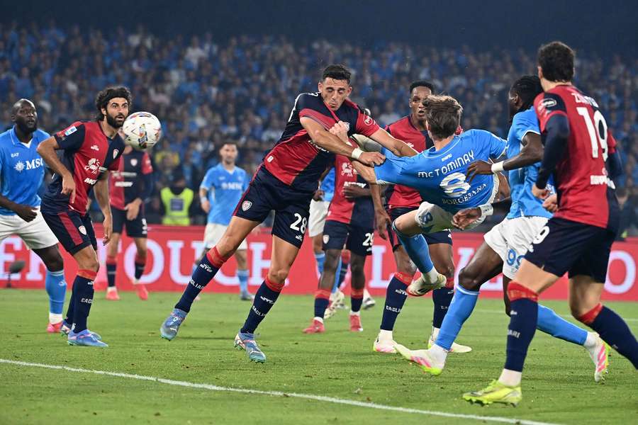 La rete di McTominay, che è valsa lo Scudetto al Napoli