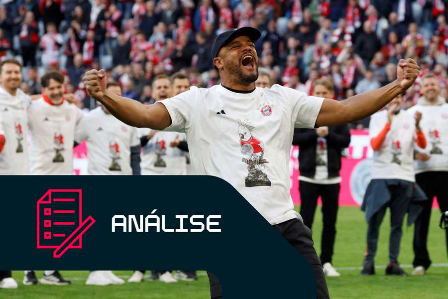 Kompany celebra o título