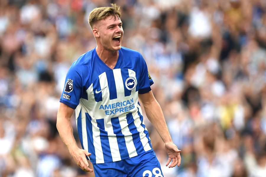 Ferguson celebrates scoring against Newcastle