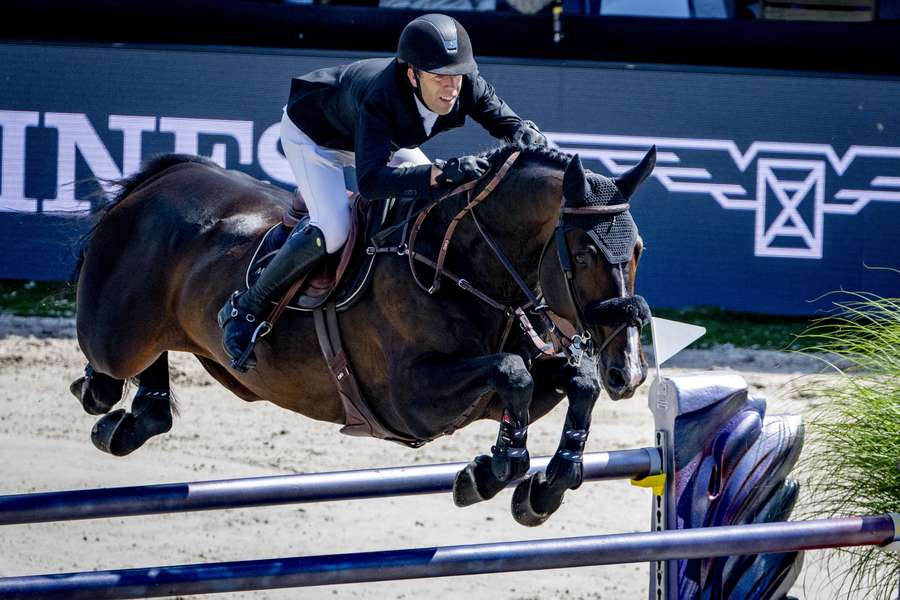 Maikel van der Vleuten tijdens het CHIO in Rotterdam