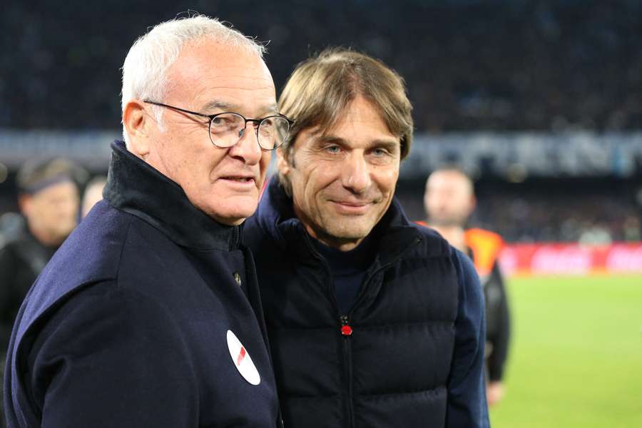 Antonio Conte y Claudio Ranieri