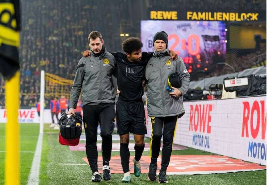 Adeyemi sentiu a lesão no lance do segundo gol do último jogo