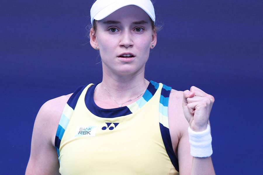 Elena Rybakina will take part in the Miami Open final for the second consecutive year