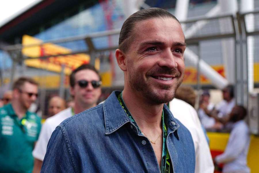 Grealish at the British Grand Prix