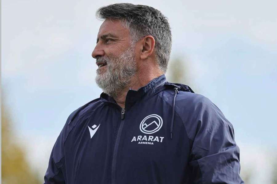 Manuel Tulipa, treinador do Ararat-Armenia Manuel Tulipa, treinador do Ararat-Armenia