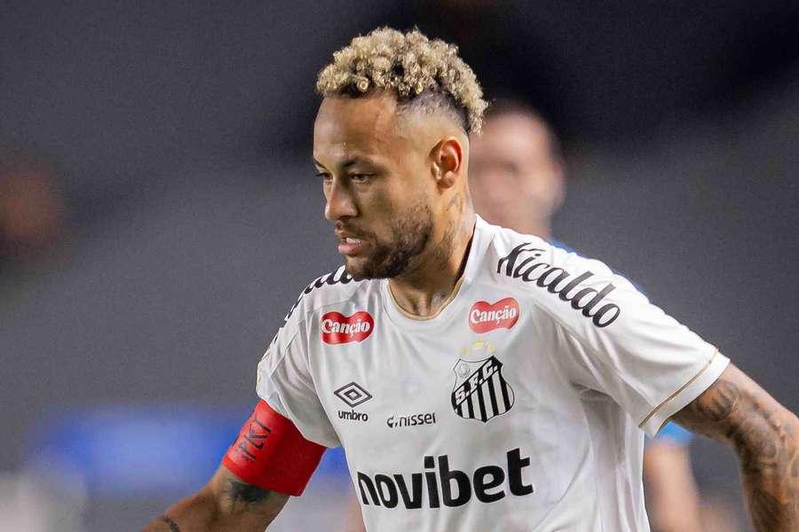 Neymar em ação pelo Santos