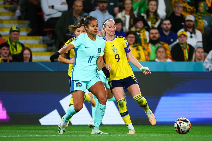 Kosovare Asllani marcou o segundo golo da Suécia