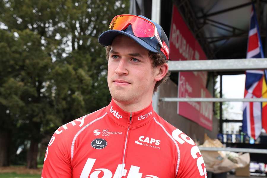 Tijl De Decker beim U23-Rennen von Paris Roubaix