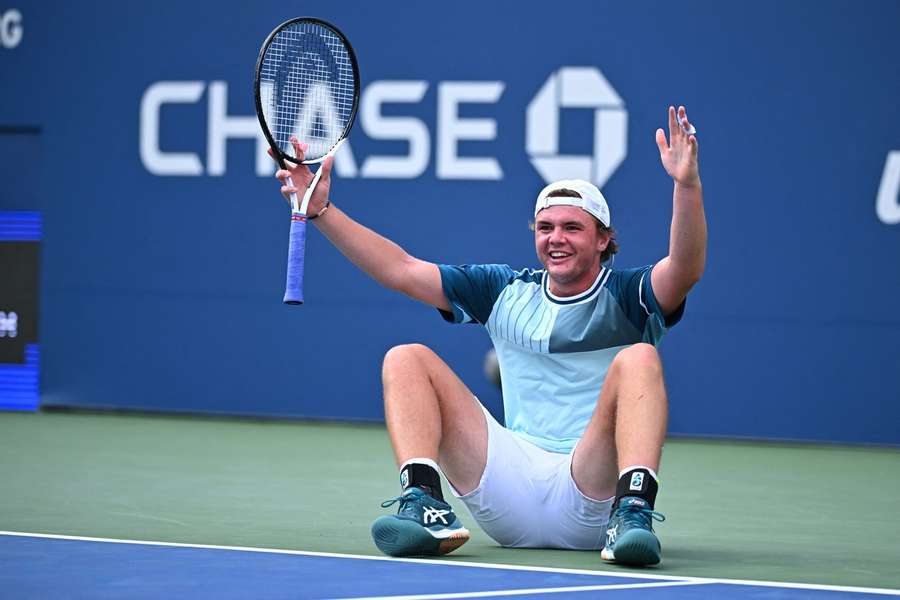 Stricker po vítězství nad Tsitsipasem ve druhém kole US Open.