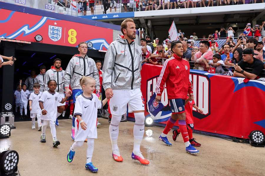 Naționala Angliei condusă de Harry Kane Naționala Angliei condusă de Harry Kane
