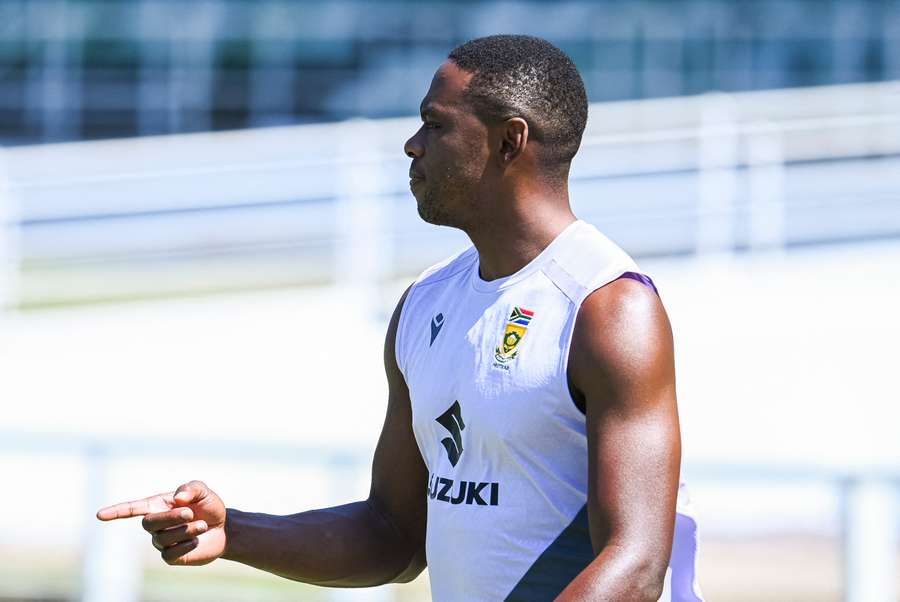 Kagiso Rabada at Proteas training. Kagiso Rabada at Proteas training.
