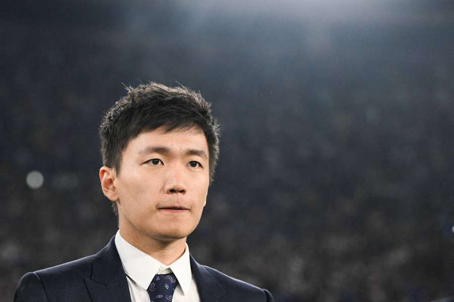 Steven Zhang lors de la finale de la Ligue des champions 2023.