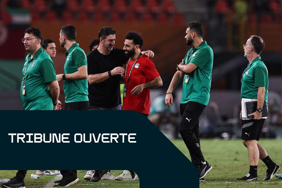 Rui Vitória avec Mohamed Salah en sélection égyptienne