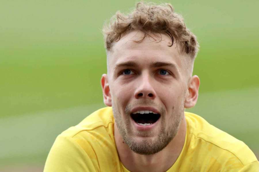 Brankář pražské Slavie Jakub Markovič