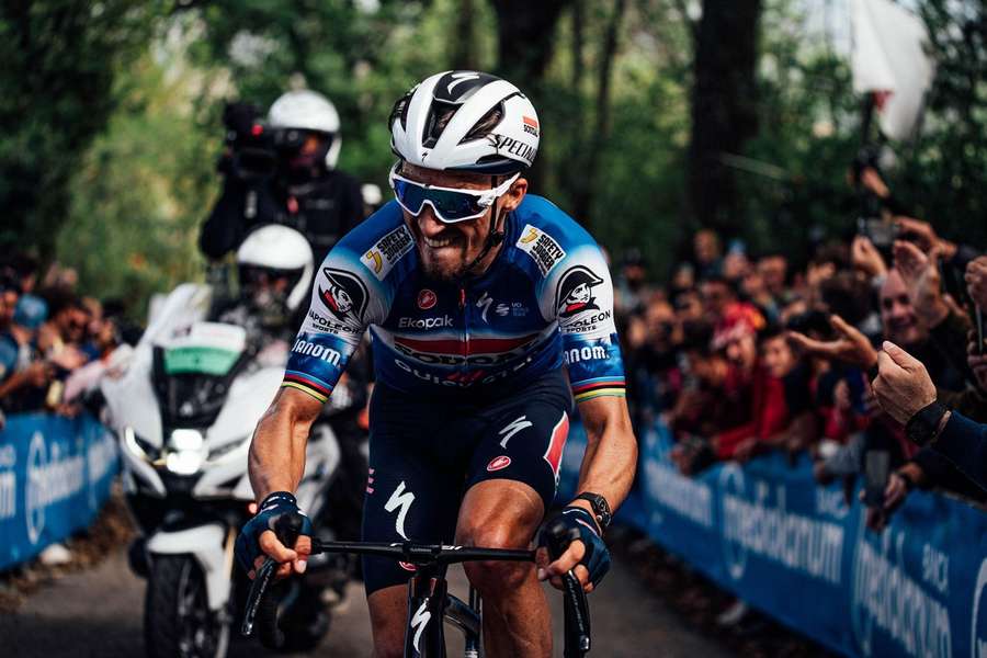 Na startu etapového závodu Czech Tour bude dvojnásobný mistr světa Julian Alaphilippe.