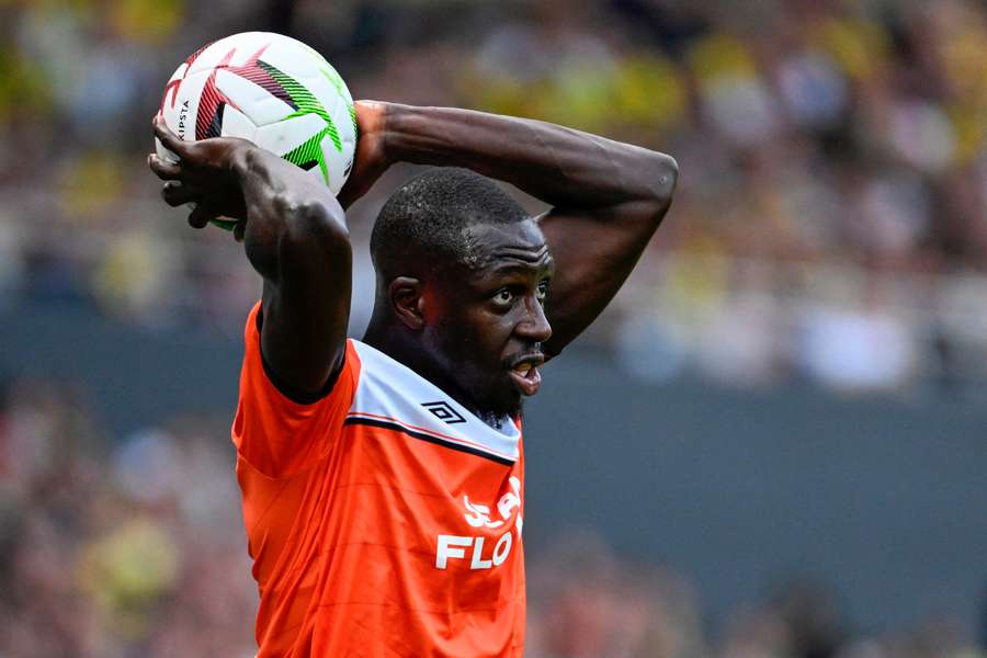 Benjamin Mendy avec Lorient en septembre 2023.