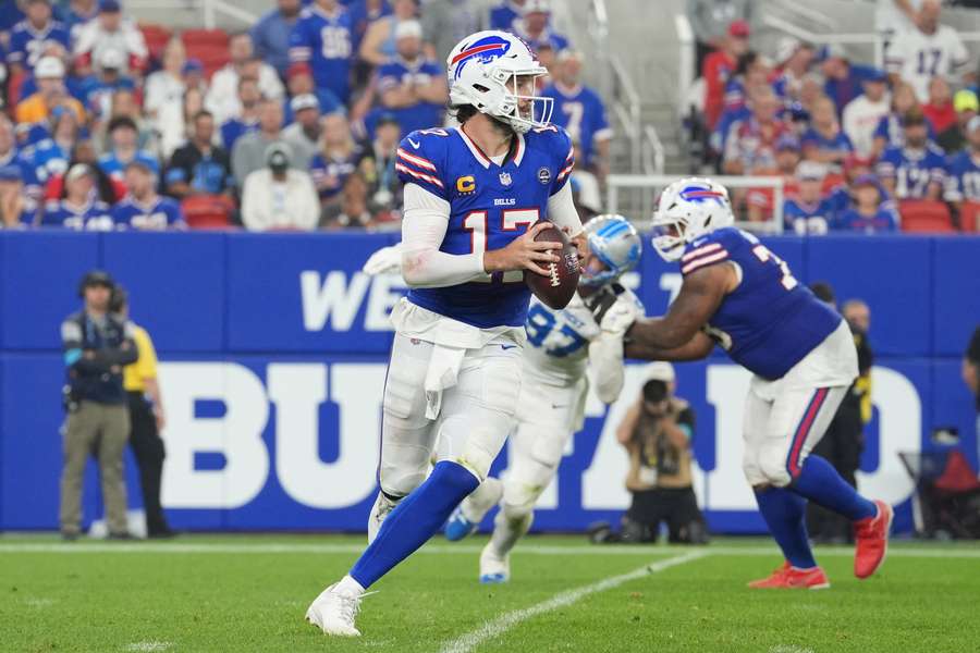Josh Allen überragte einmal mehr für die Buffalo Bills Josh Allen überragte einmal mehr für die Buffalo Bills