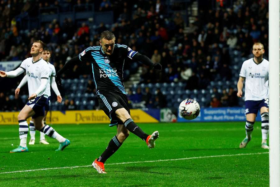Vardy scored 20 goals for Leicester last season