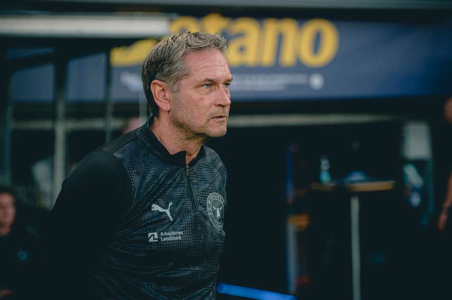 Thomas Thomasberg during his last match for FC Midtjylland
