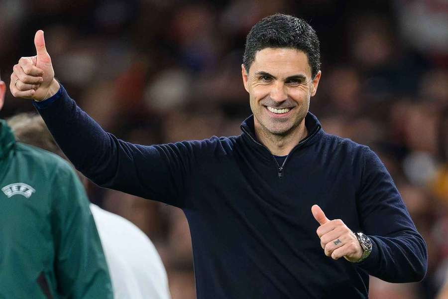 Arteta tiene motivos para sonreír... de momento