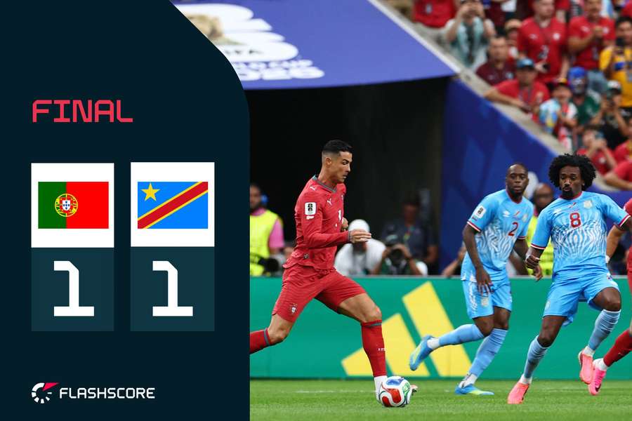 Portugal y la RD del Congo jugaron desde las 19 horas 
