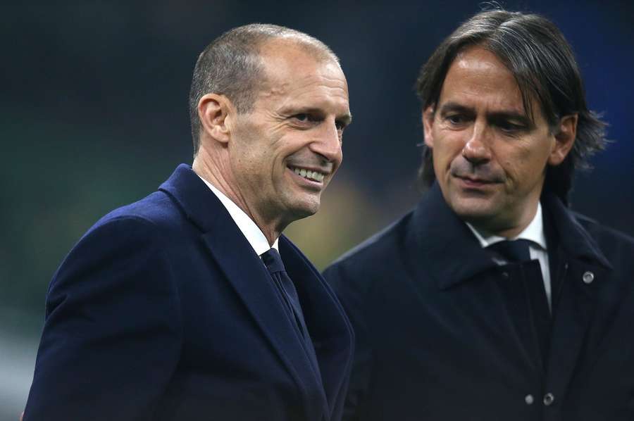 Massimiliano Allegri e Simone Inzaghi