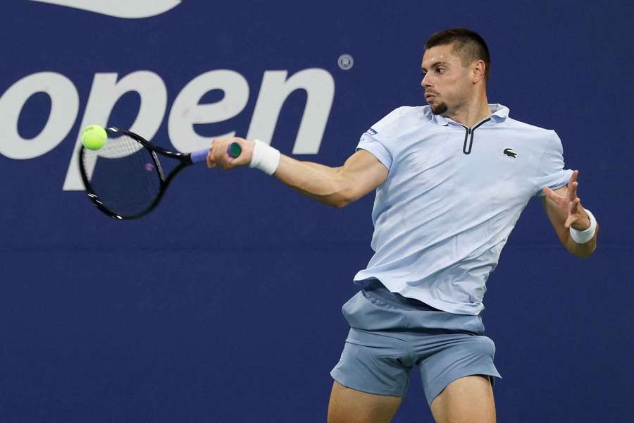 Arthur Gea à l'US Open.