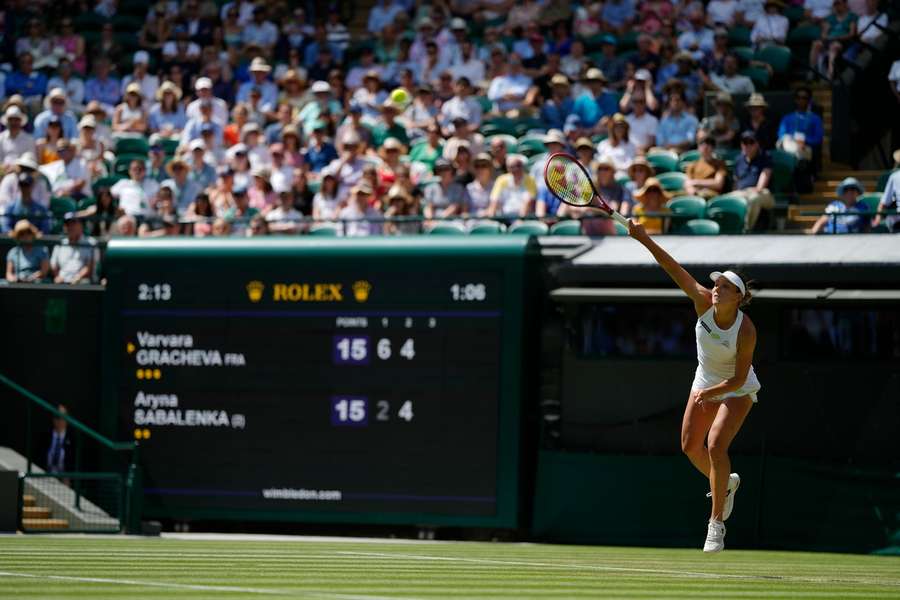 Gracheva a poussé Sabalenka dans ses retranchements