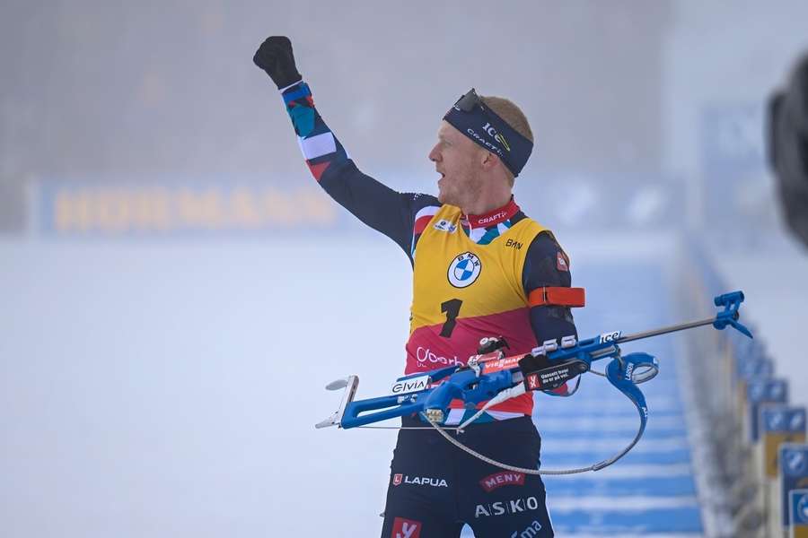 Der große Dominator im Biathlon, Johannes Thignes Bö, will noch nicht an die volle Ausbeute bei der Biathlon-WM denken
