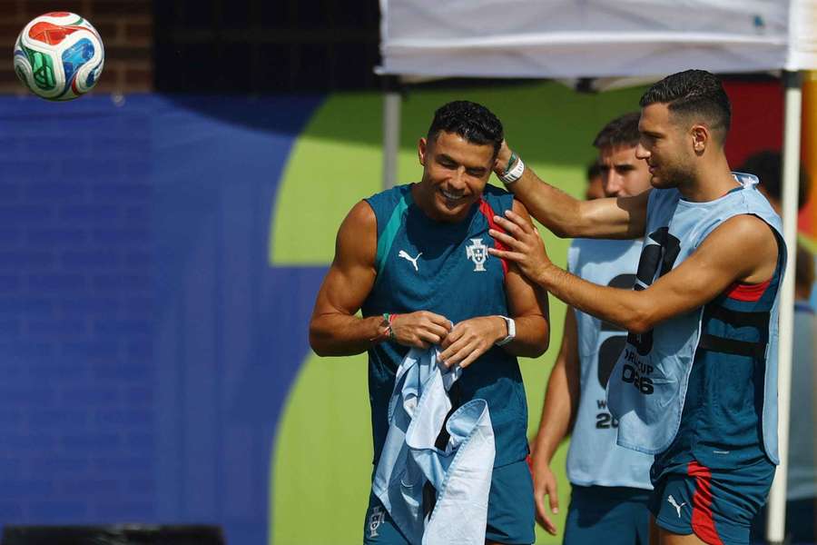 L'allenamento del Portogallo L'allenamento del Portogallo