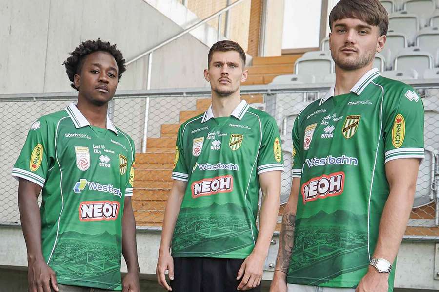 Das neue Trikot von Austria Lustenau