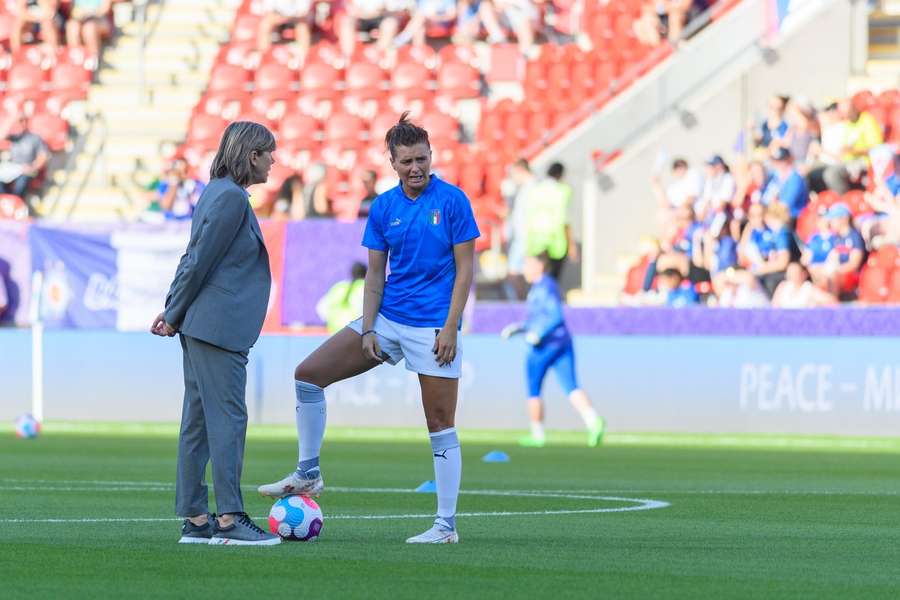 L'entraîneur et la capitaine