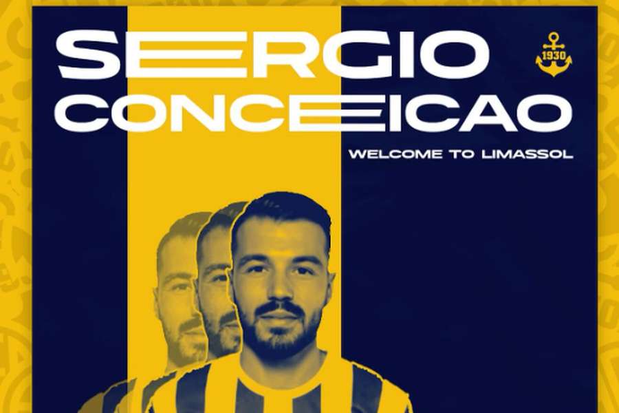 Sérgio Conceição oficializado no AEL Limassol Sérgio Conceição oficializado no AEL Limassol