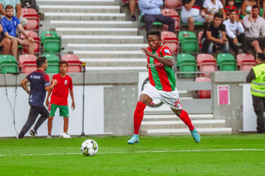 Clésio Baúque tinha apenas 59 minutos esta época