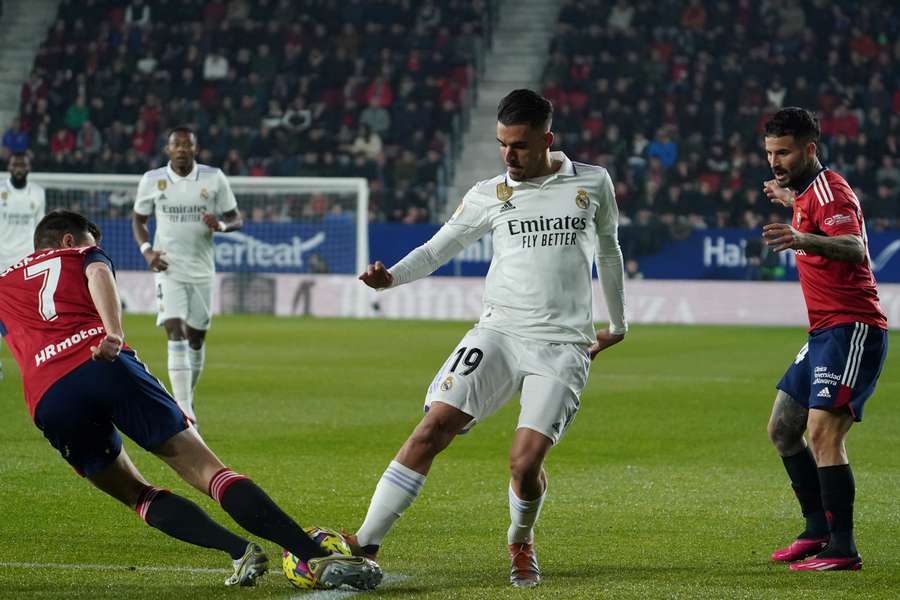 Ceballos, durante el partido ante Osasuna de la pasada jornada