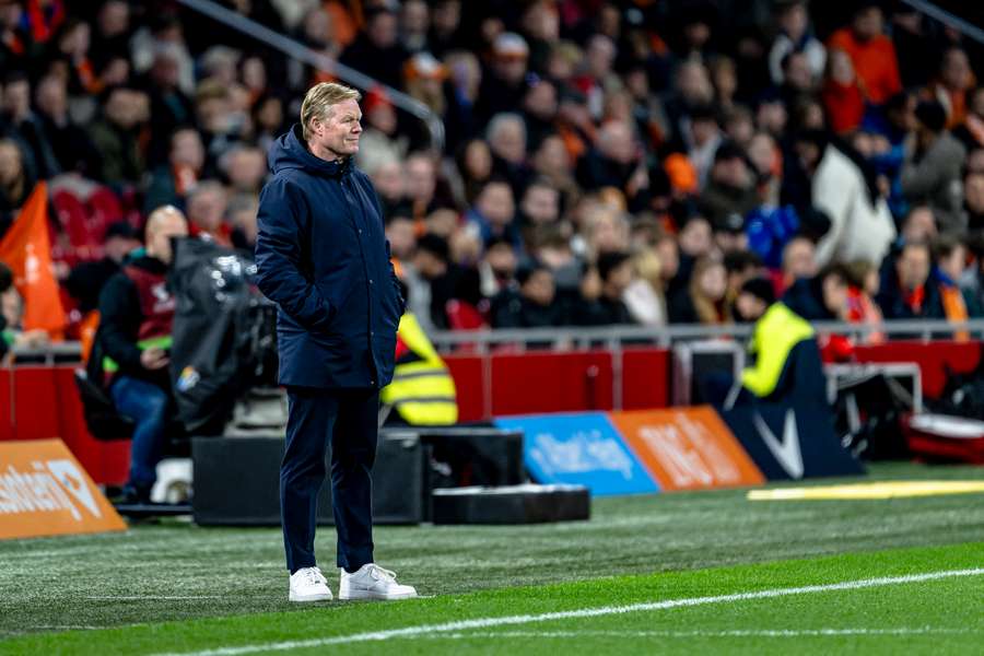 Ronald Koeman während dem 4:0-Sieg der Niederlande gegen Litauen