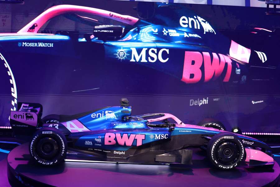 La nouvelle Alpine à Barcelone ce vendredi.