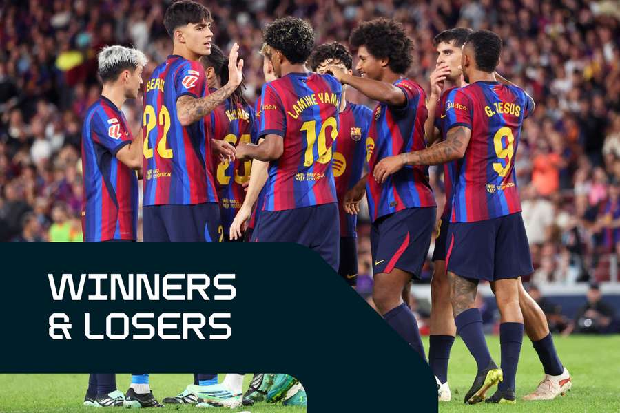 Barcelona won their first eight matches of the season